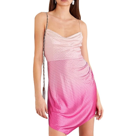 Retrofete Dresses & Skirts - Retrofete | NWT Auris Silk Dress in Deep Dye Pink Size Large